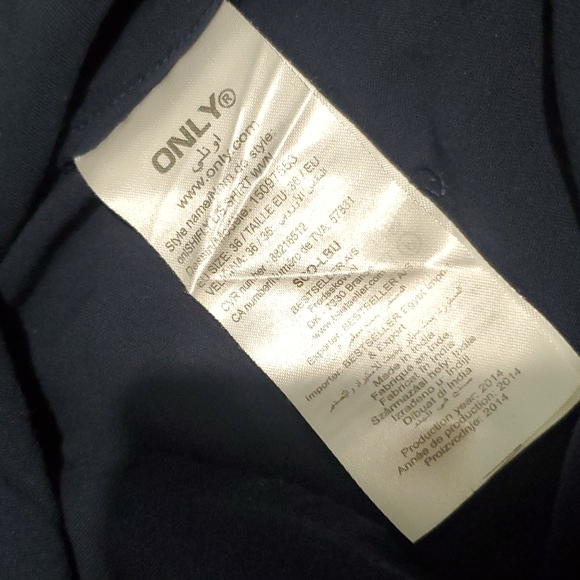 COPY - Only Navy Blue  Blouse - Picture 5 of 5